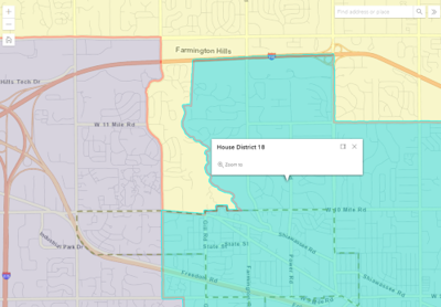 Voting - County, State Senate & House District