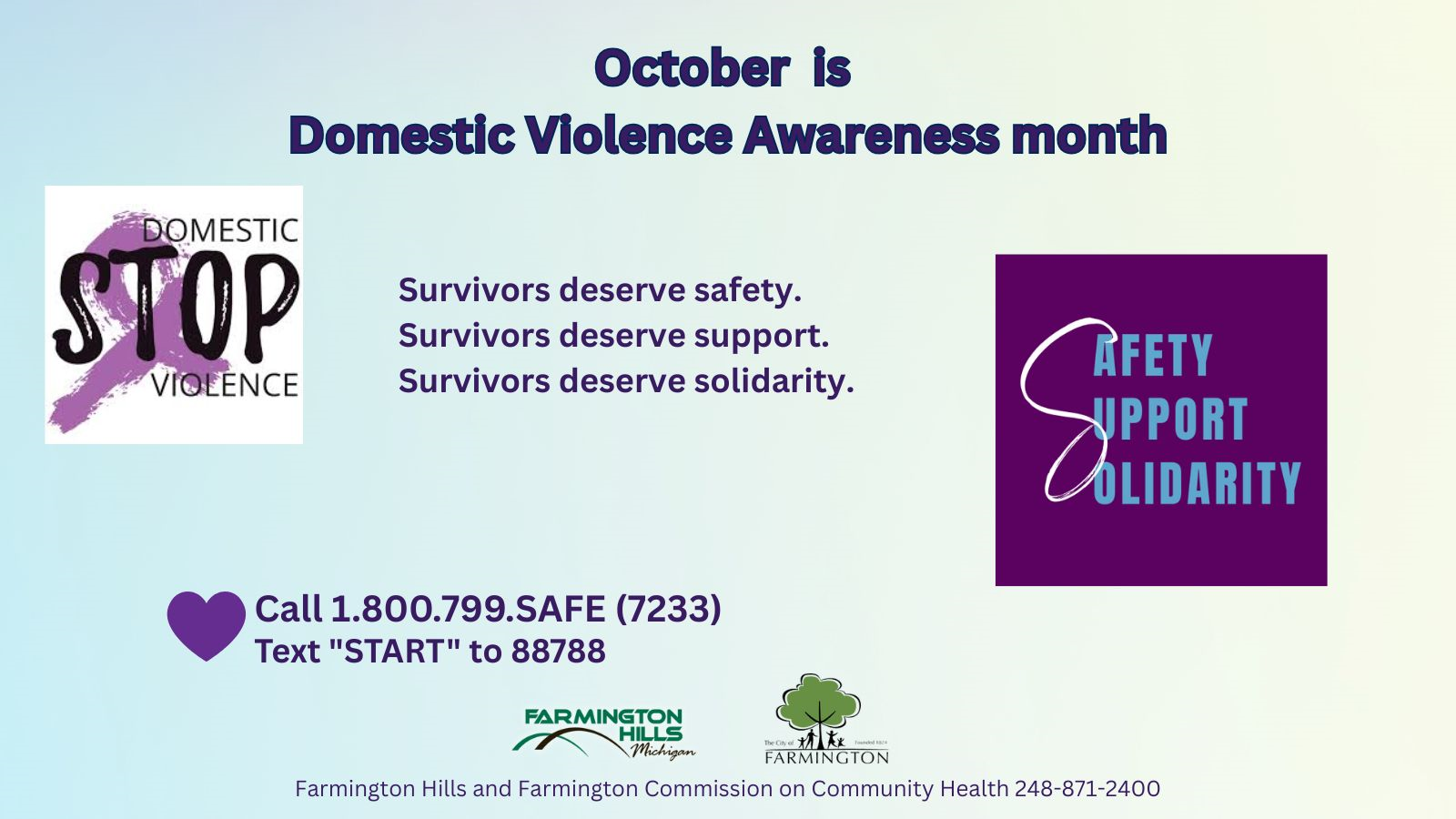 Domestic Violence Awareness Month