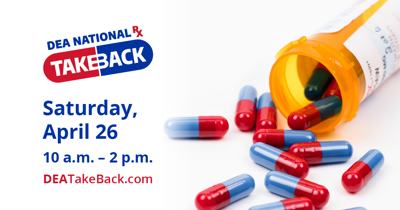 Farmington Hills Police Department, Drug Enforcement Administration partner for National Prescription Drug Take Back Day April 26