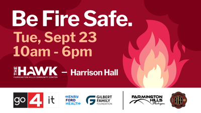 Sept. 23: City teams up with Local 4 News for Go 4 It: Be Fire Safe event
