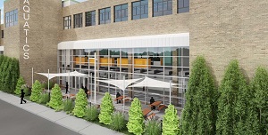 Rendition of HAWK Outdoor Patio